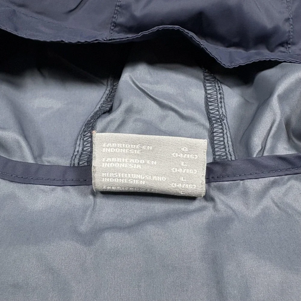 Columbia Jacket Unisex Kids Large Blue Hooded Full‎ Zip Windbreaker Lightweight